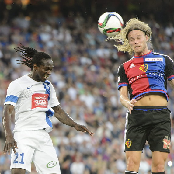 SWITZERLAND SOCCER UEFA CHAMPIONS LEAGUE QUALIFICATION (FC Basel 1893 vs KKS Lech Poznan)