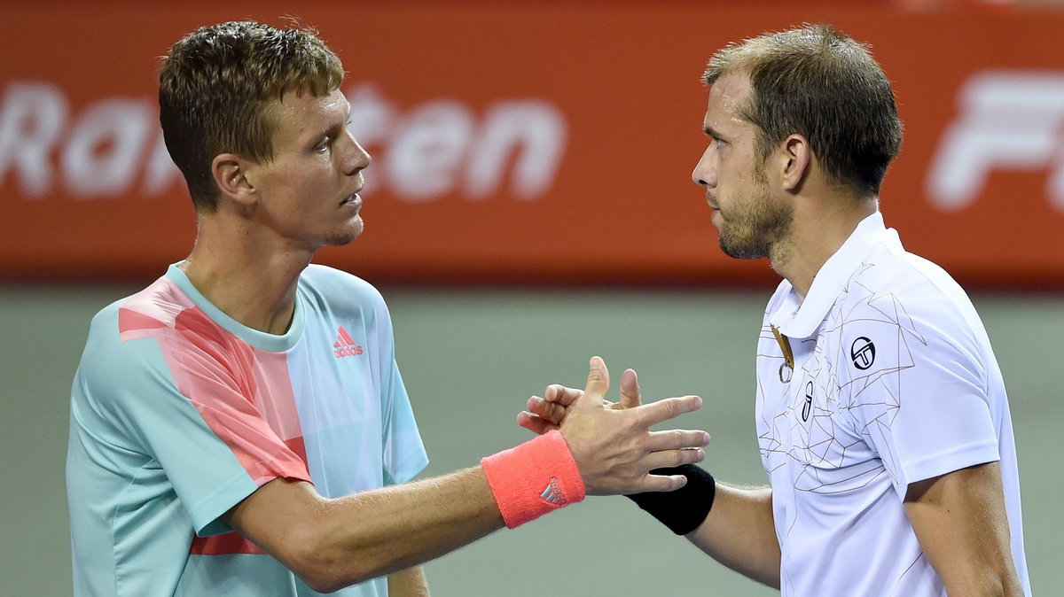 Gilles Muller i Tomas Berdych