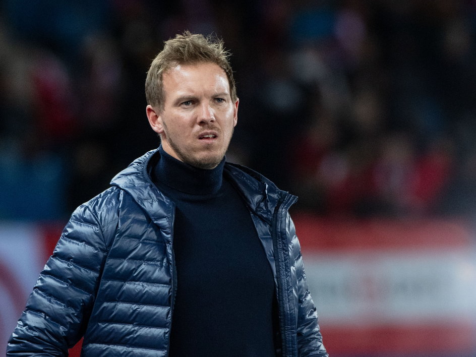 Julian Nagelsmann podczas meczu z Austriakami