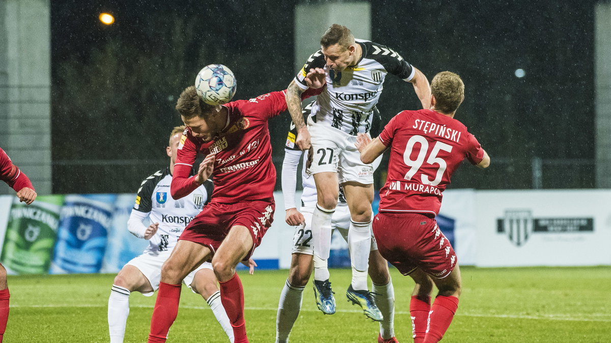 Piłkarze Widzewa Łódź i Sandecji Nowy Sącz