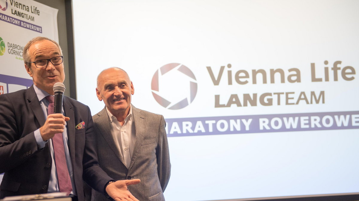 Vienna Life Langteam Maratony Rowerove. Konferencja prasowa. Warszawa 30.03.2017