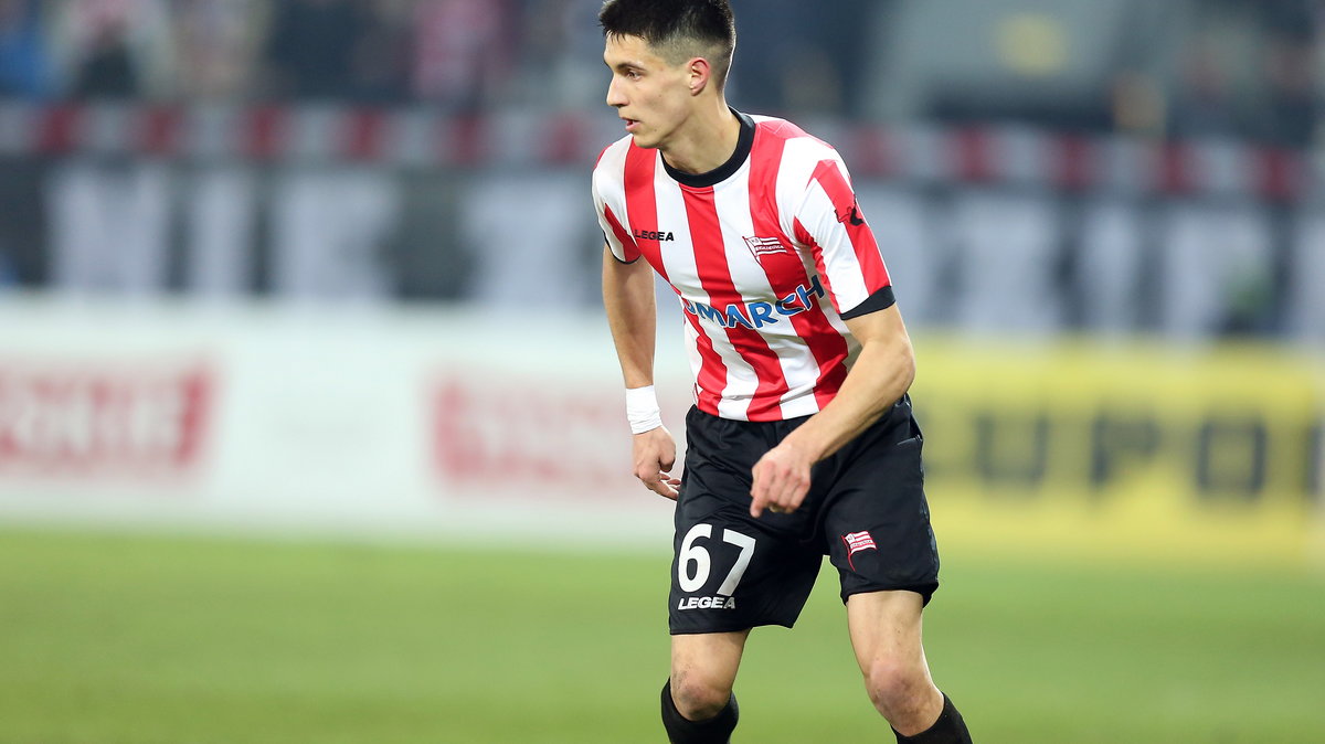 Bartosz Kapustka w barwach Cracovii