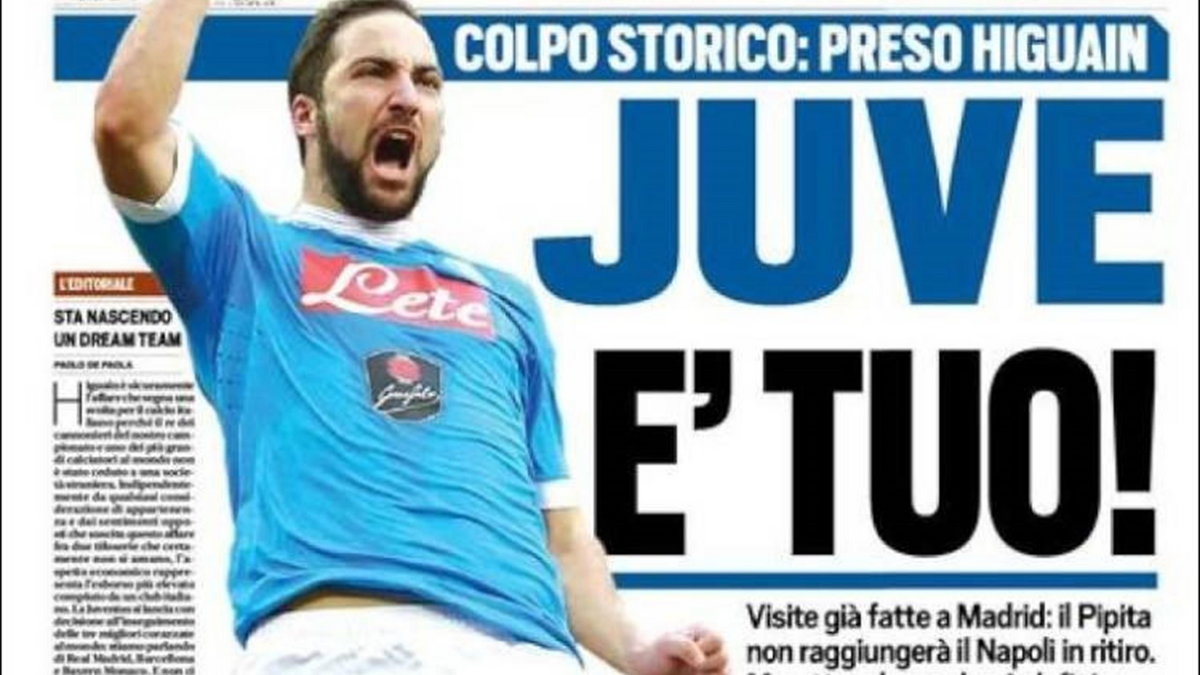 Oficjalnie: Gonzalo Higuain w Juventusie