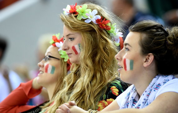 SIATKÓWKA FIVB MISTRZOSTWA ŚWIATA 2014 FRANCJA WŁOCHY (Fanki reprezentacji Włoch )