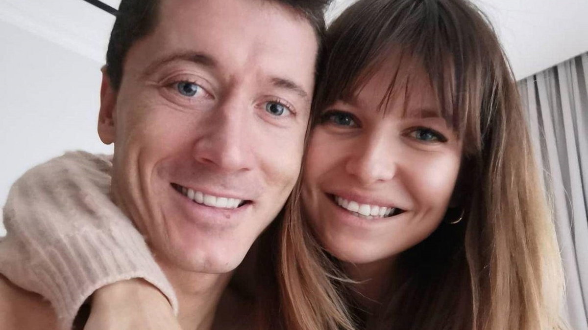 Robert Lewandowski i Anna Lewandowska