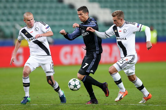 02.11.2016 LEGIA WARSZAWA - REAL MADRYT FC LIGA MISTRZOW UEFA PILKA NOZNA