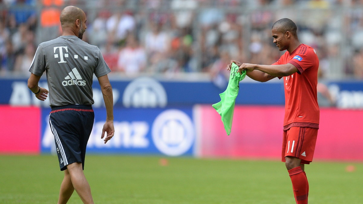 Josep Guardiola i Douglas Costa