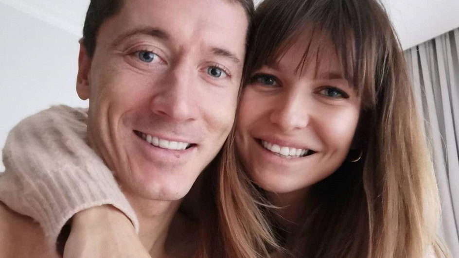 Robert Lewandowski i Anna Lewandowska