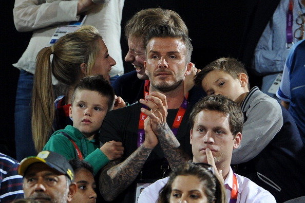 David Beckham z synami