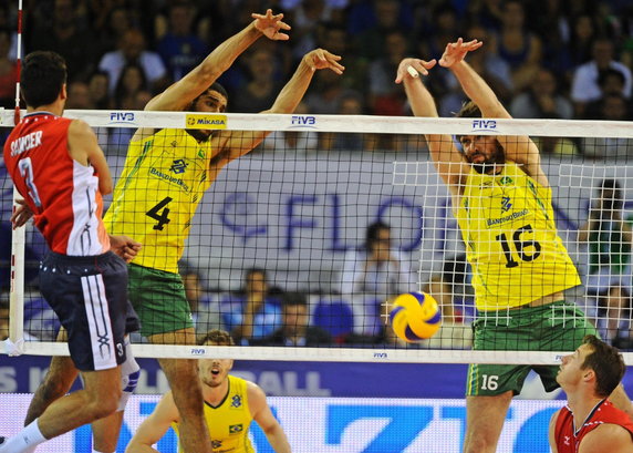 ITALY VOLLEYBALL (Volleyball World League match USA vs Brazil in Florence)