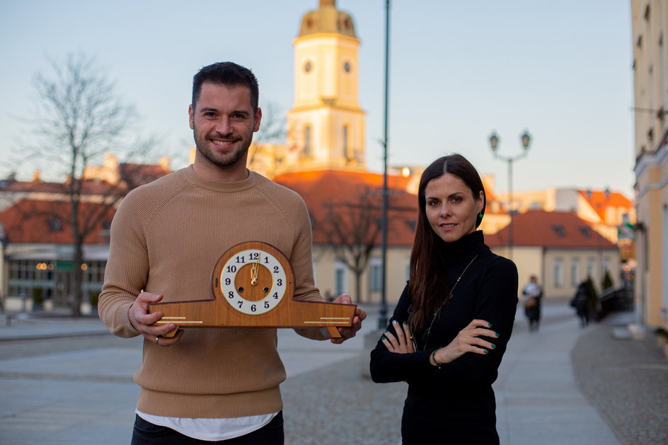 Zlatan Alomerović z autorką wywiadu - Izabelą Koprowiak 