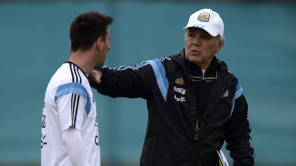 Lionel Messi i Alejandro Sabella