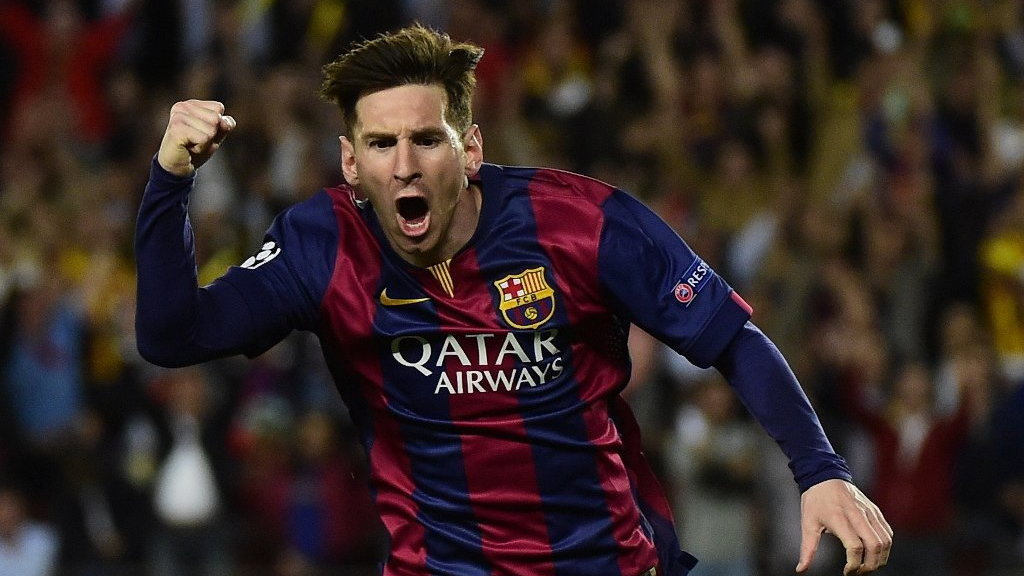 Leo Messi "zmarnował" rzut karny w hołdzie dla Johanna Cruyffa, fot. Pierre-Philippe Marcou / AFP Photo