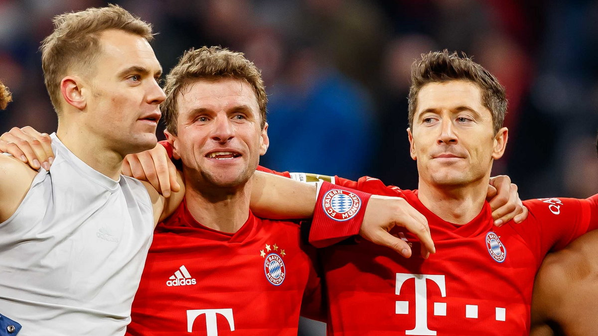 Manuel Neuer, Thomas Mueller, Robert Lewandowski