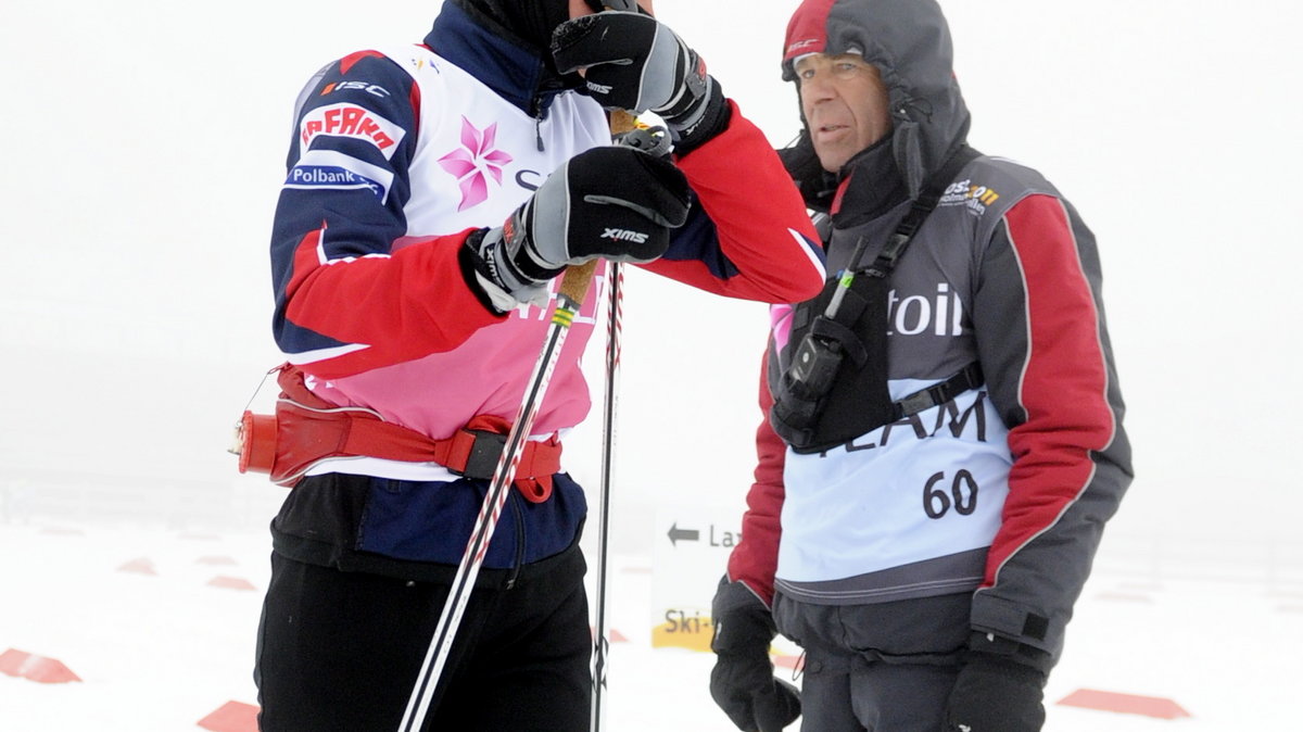 Justyna Kowalczyk i Aleksander Wierietielny