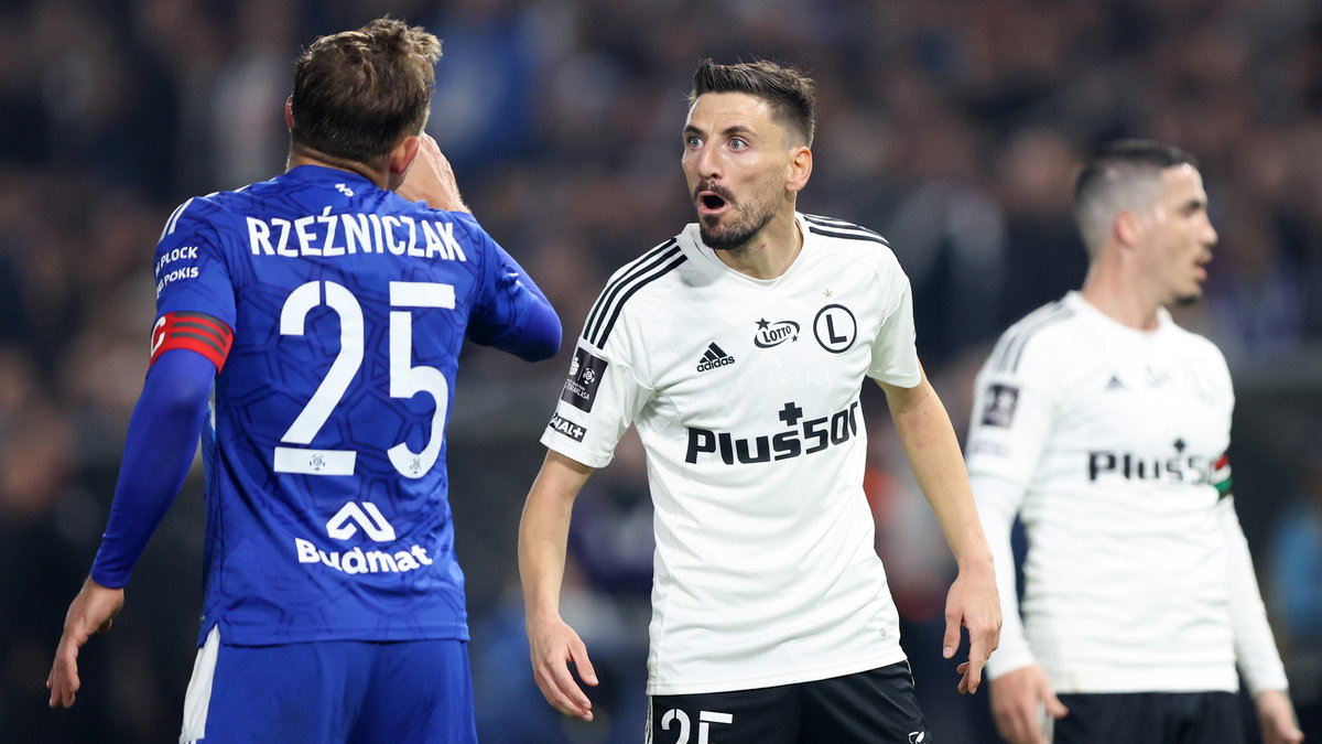 Legia Warszawa przegrała z Wisłą Płock