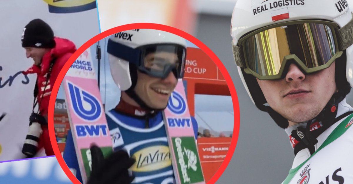 They laughed at the Polish skier. 