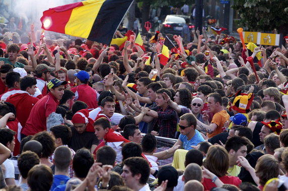 BELGIUM SOCCER EURO 2012 QUALIFIER