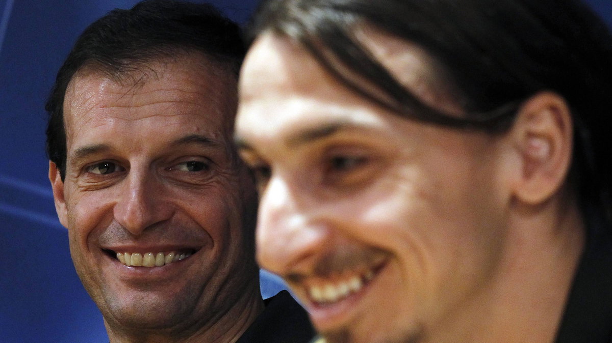 Massimo Allegri i Zlatan ibrahimovic