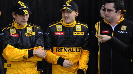 Witalij Pietrow, Robert Kubica, Eric Boullier