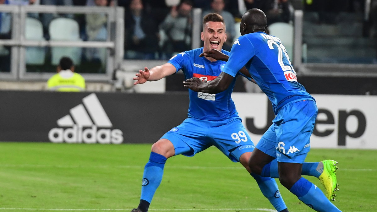 Arkadiusz Milik i Kalidou Koulibaly