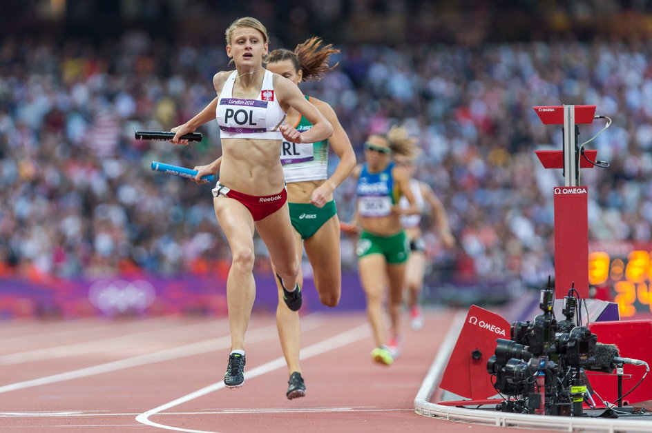 Patrycja Wyciszkiewicz podczas igrzysk olimpijskich w Londynie (2012)