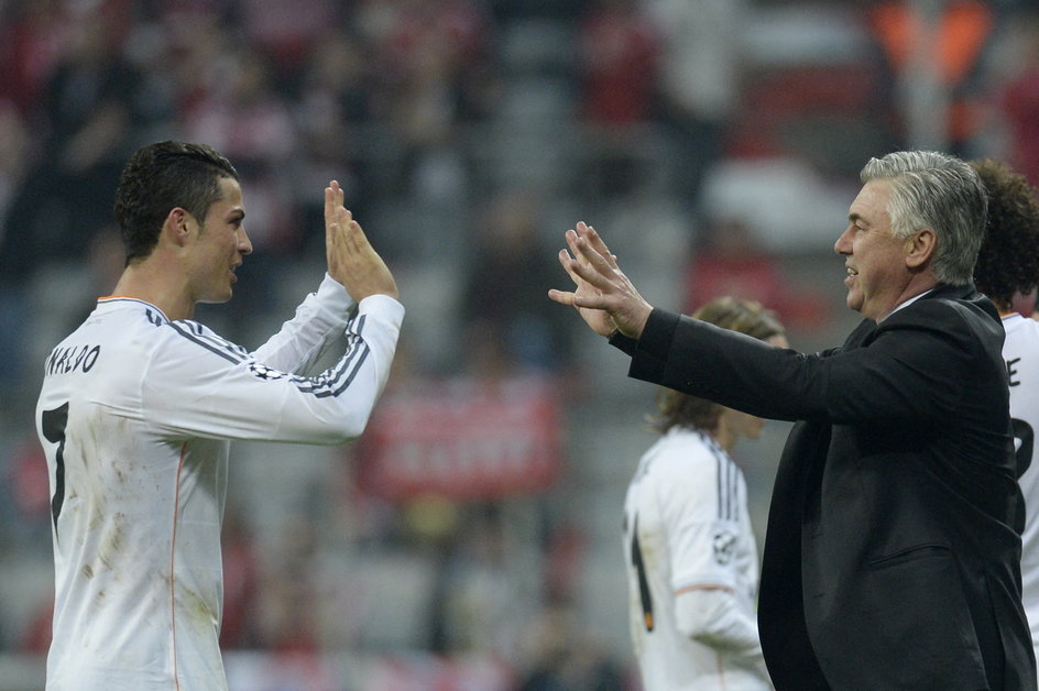 Carlo Ancelotti i Cristiano Ronaldo