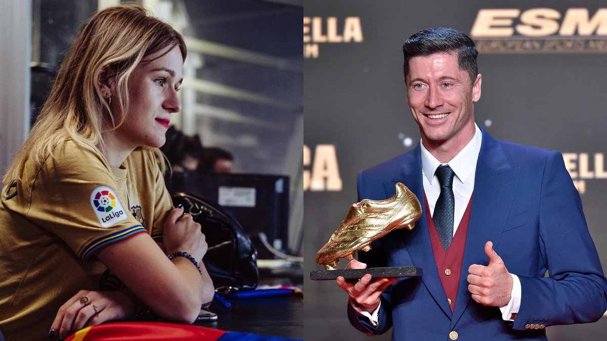 Natalia Ostrowska i Robert Lewandowski