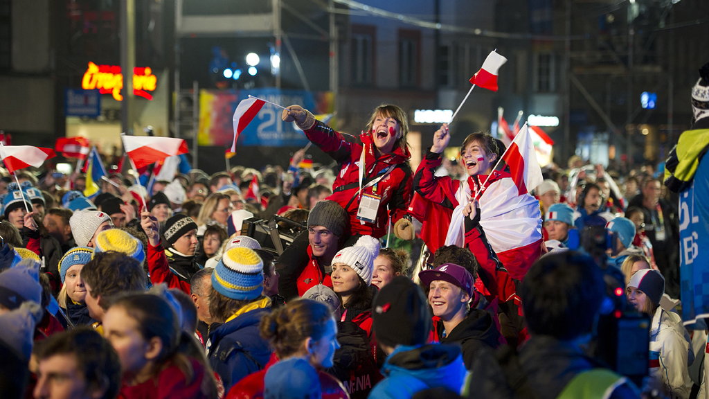 Polska kadra na ceremonii zakończenia ZMIO