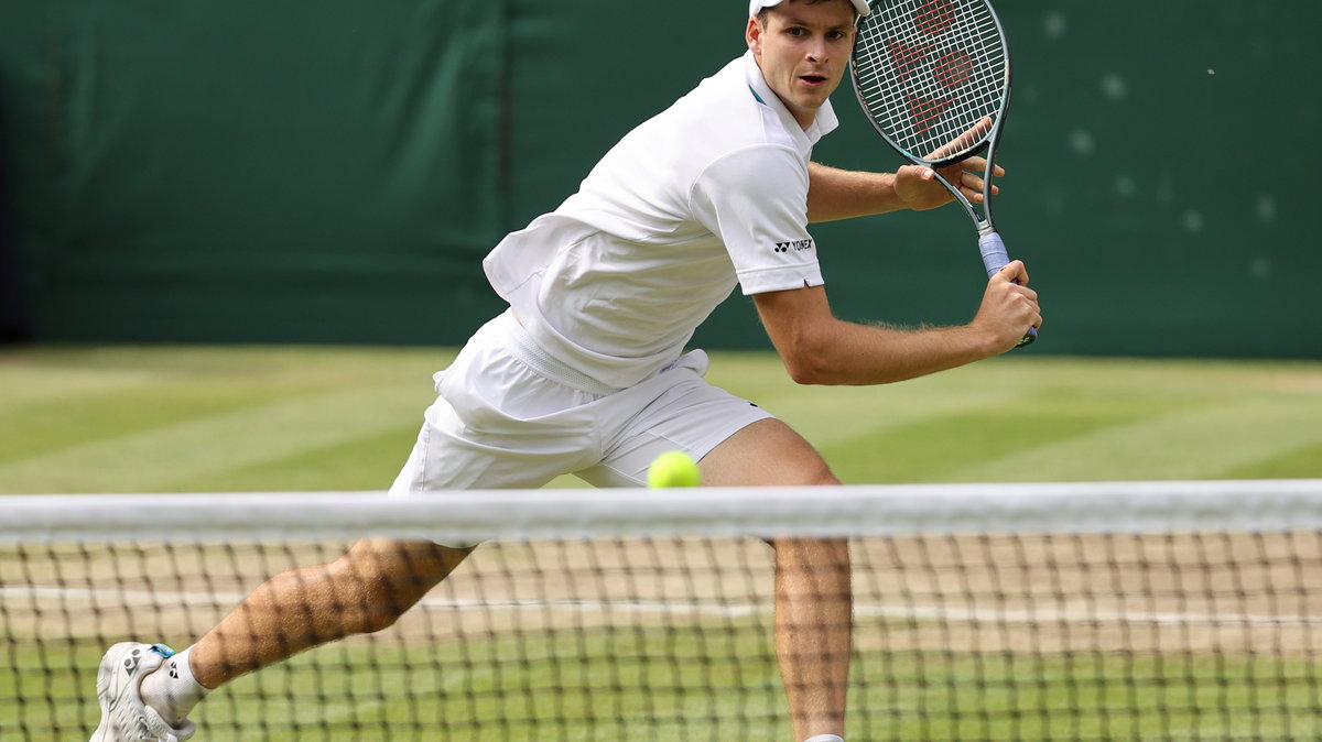 Hubert Hurkacz na Wimbledonie