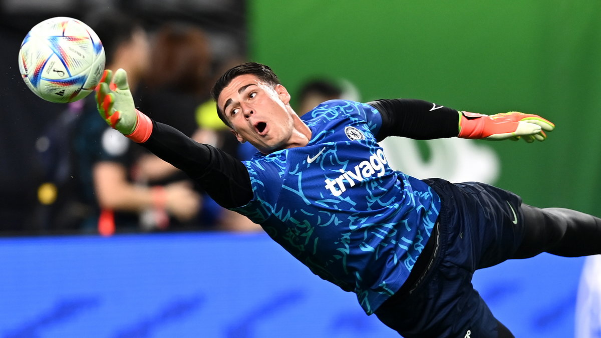 Kepa Arrizabalaga w barwach Chelsea (16 lipca 2022 r.)