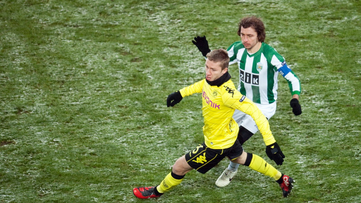 Jakub Błaszczykowski w meczu Ligi Europy Borussia Dortmund - Karpaty Lwów