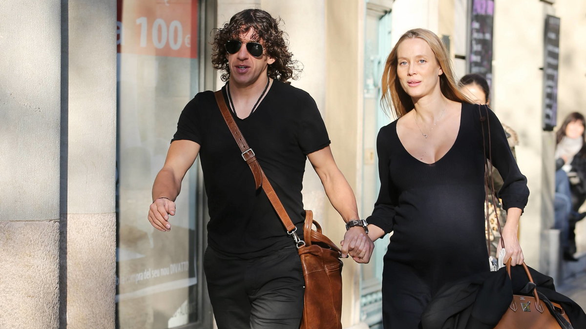 Carles Puyol i Vanesa Lorenzo