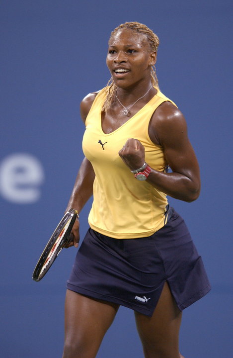 Serena Williams podczas US Open w 2001 roku