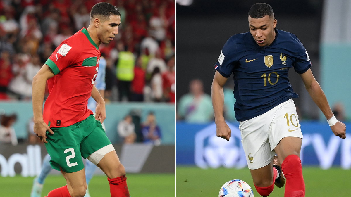 Achraf Hakimi, Kylian Mbappe