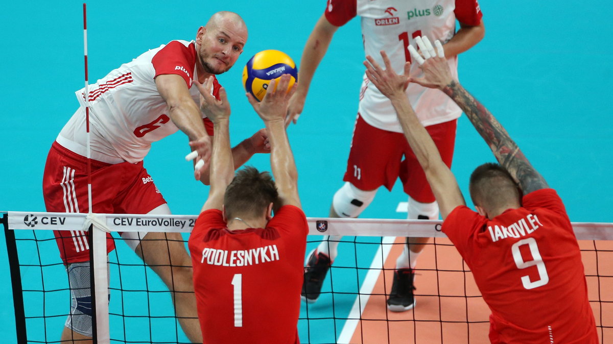 14.09.2021 POLSKA - ROSJA - 1/4 FINALU - CEV EUROVOLLEY 2021 - MISTRZOSTWA EUROPY SIATKOWKA MEZCZYZN