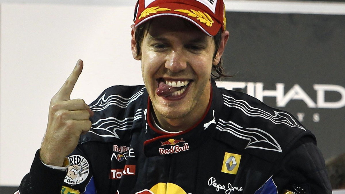 Sebastian Vettel w Abu Dhabi, fot, Reuters