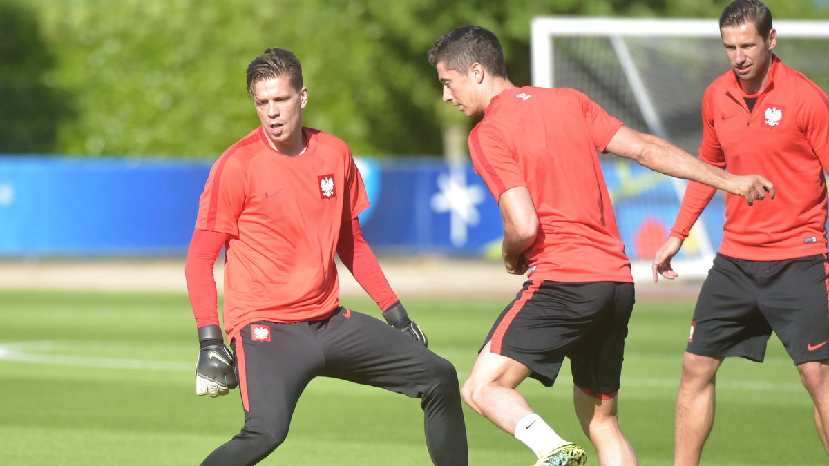 Wojciech Szczęsny, Robert Lewandowski i Grzegorz Krychowiak