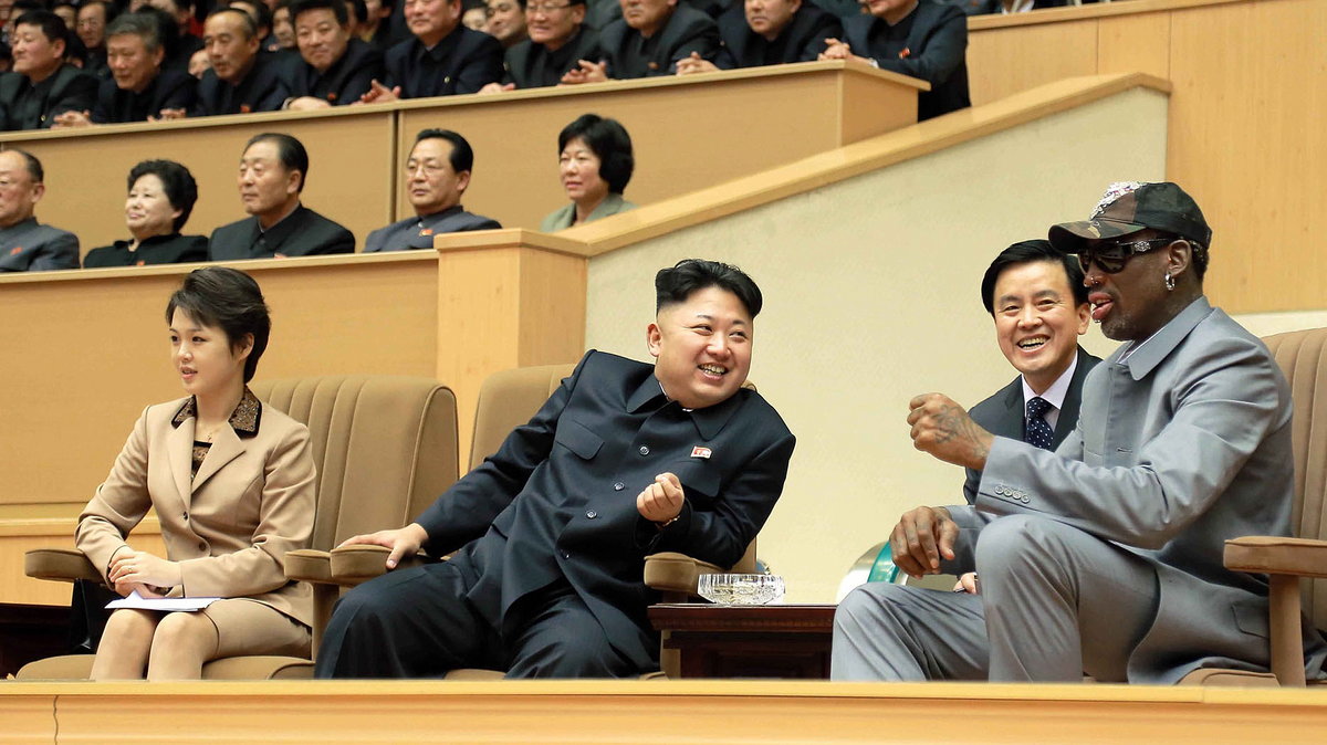 Kim Dzong Un i Dennis Rodman