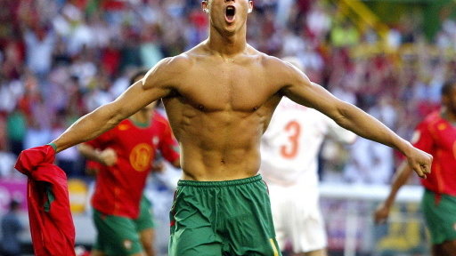 Cristiano Ronaldo i jego "cieszynka"