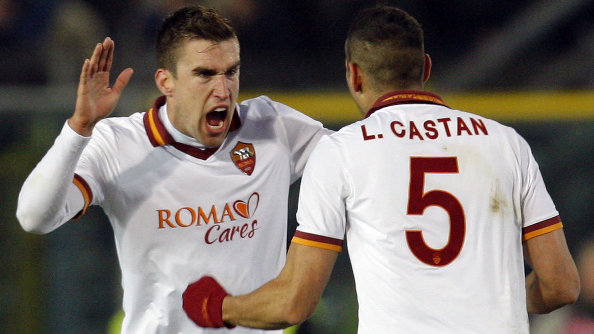 Kevin Strootman (L)