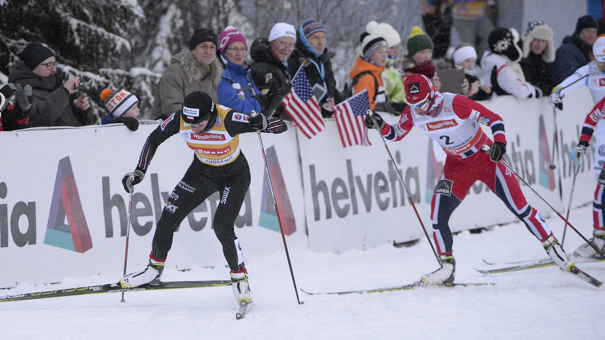 Justyna Kowalczyk w walce z Marit Bjoergen