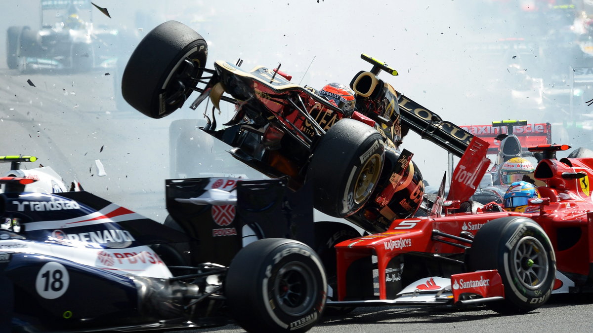 Wypadek spowodowany przez Grosjeana