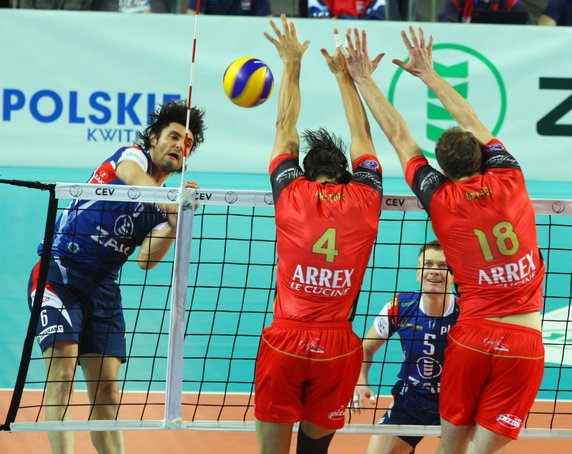 PUCHAR CEV SIATKARZY ZAKSA KĘDZIERZYN-KOŹLE SISLEY TREVISO