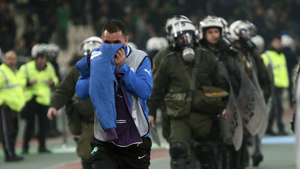 Na stadionie został rozproszony gaz łzawiący