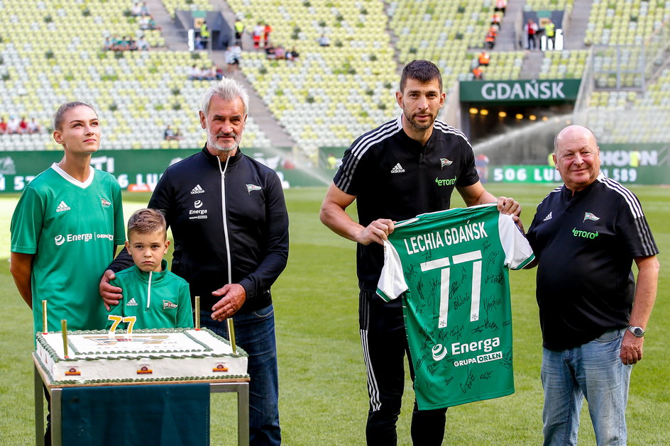 Lechia Gdańsk - Korona Kielce (Józef Gładysz, Dusan Kuciak, Zbigniew Zalewski)