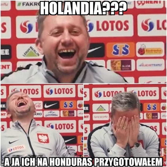 Holandia - Polska. Memy po meczu Ligi Narodów