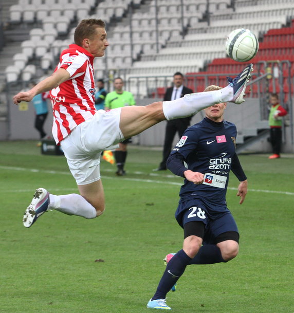 PIŁKA NOŻNA EKSTRAKLASA CRACOVIA POGOŃ SZCZECIN