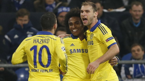 Chelsea zdemolowała Schalke, awans Porto i Szachtara