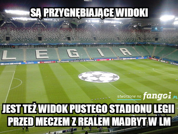 Liga Mistrzów: Legia Warszawa zremisowała z Realem Madryt - memy po meczu